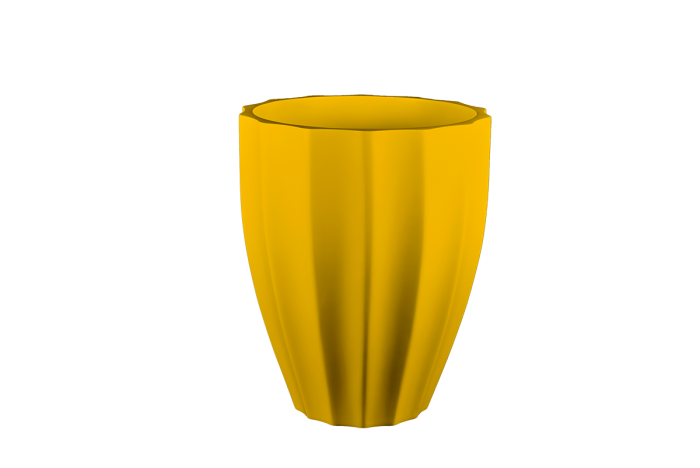 Alicante Fluted Round Planter