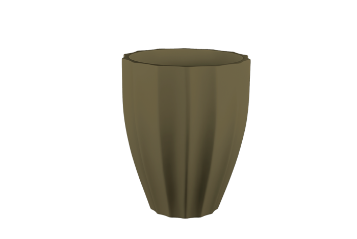 Alicante Fluted Round Planter