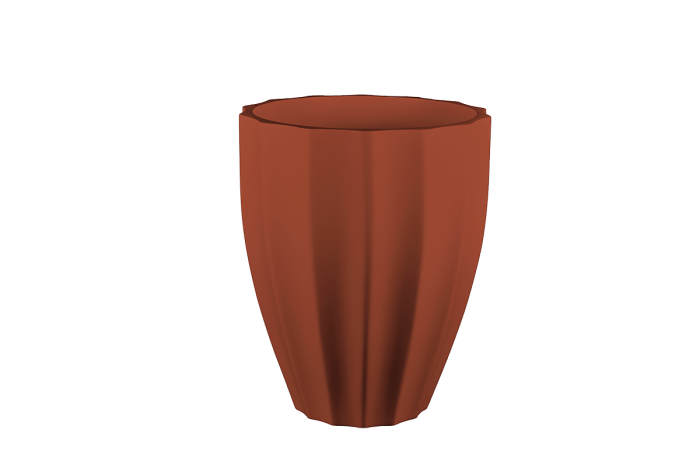Alicante Fluted Round Planter