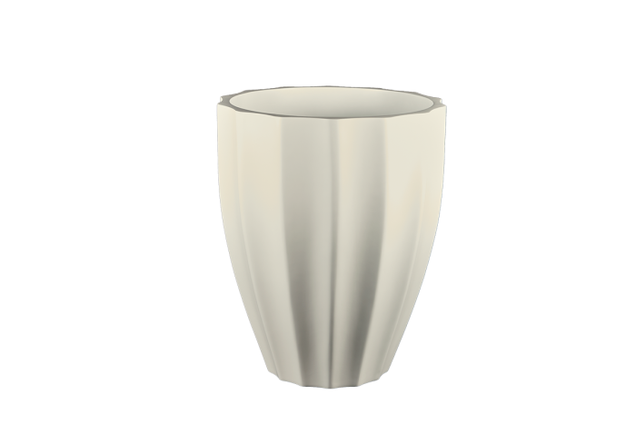 Alicante Fluted Round Planter
