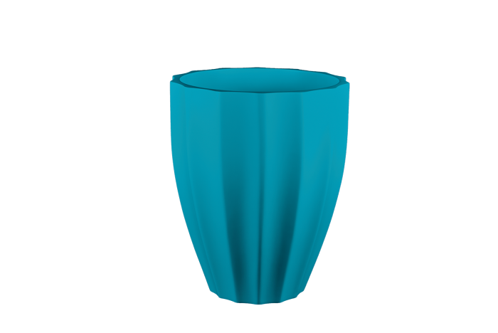 Alicante Fluted Round Planter