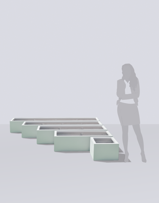 Cuba Low Rectangular Planter