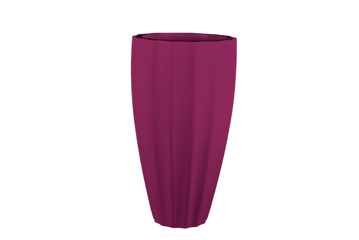 San Jose Tall Fluted Round Planter