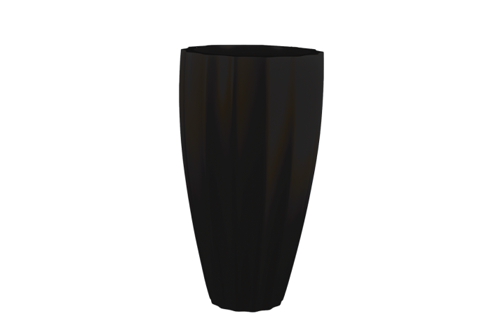 San Jose Tall Fluted Round Planter