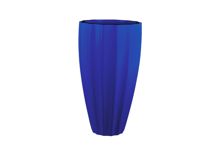 San Jose Tall Fluted Round Planter