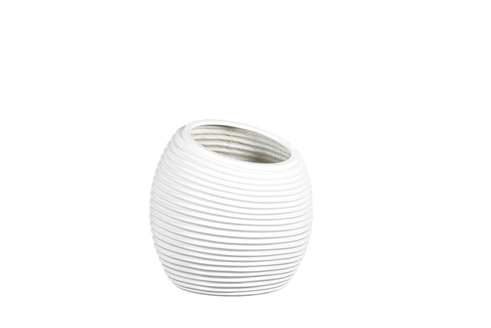 Spiral Modern Globe Planter