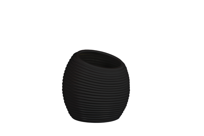 Spiral Modern Globe Planter