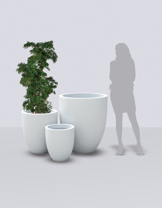 Valencia Tall Round Tapered Planter