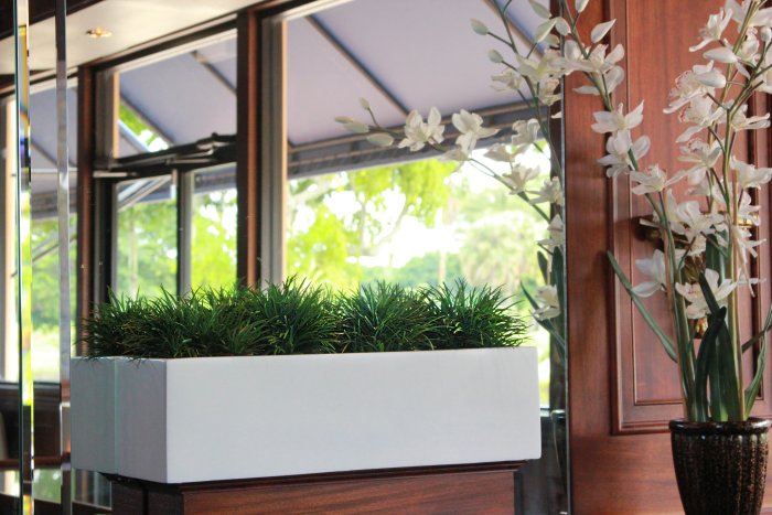 Weir Rectangle Tabletop Planter