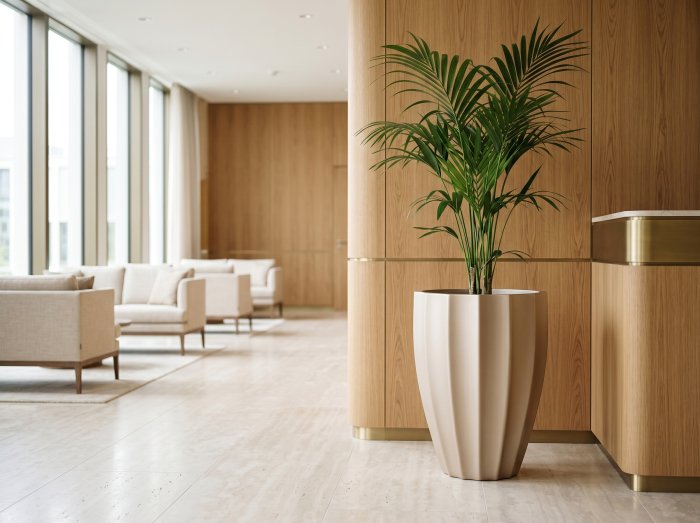 Alicante Fluted Round Planter