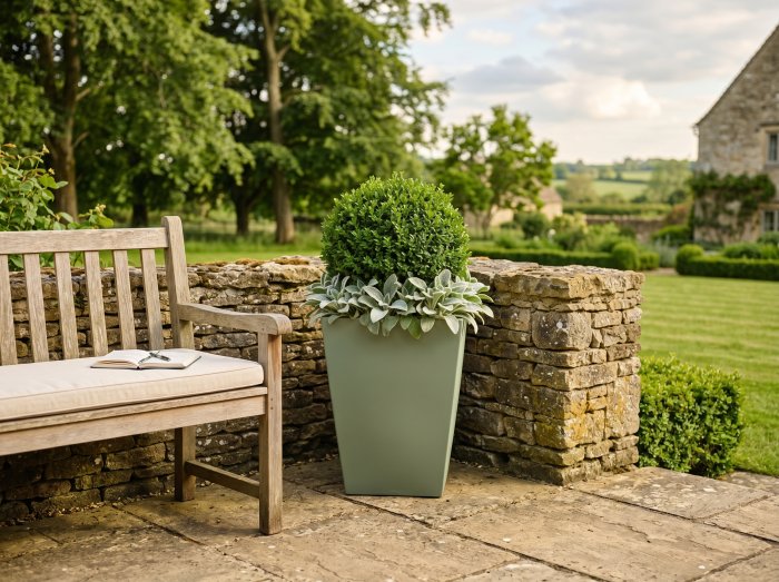 Amsterdam Tapered Rectangular Planter