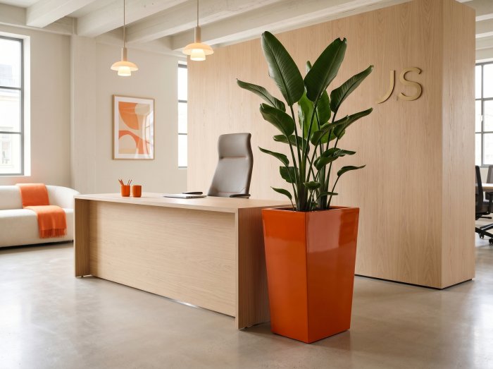 Amsterdam Tapered Rectangular Planter