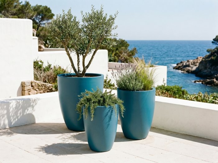 Brannan Tapered Round Planter