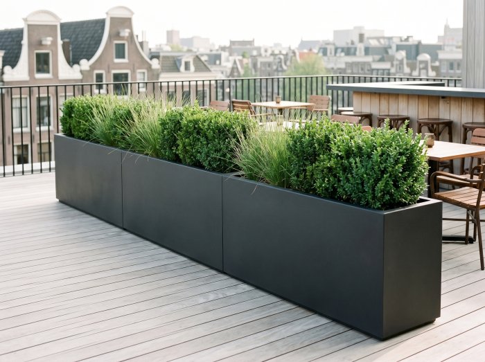 Brisbane Wide Rectangular Planter