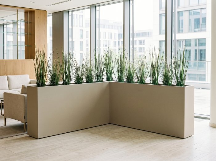 Delray Tall Corner Planter