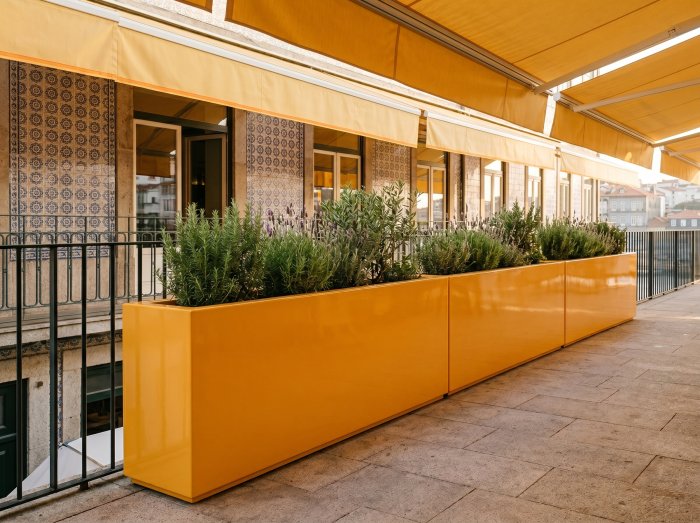 Delray Tall Rectangular Planter