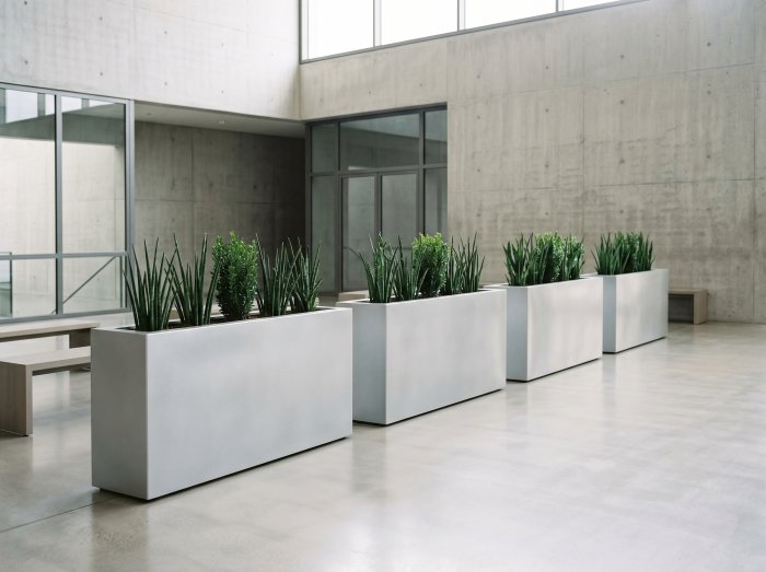 Delray Tall Rectangular Planter