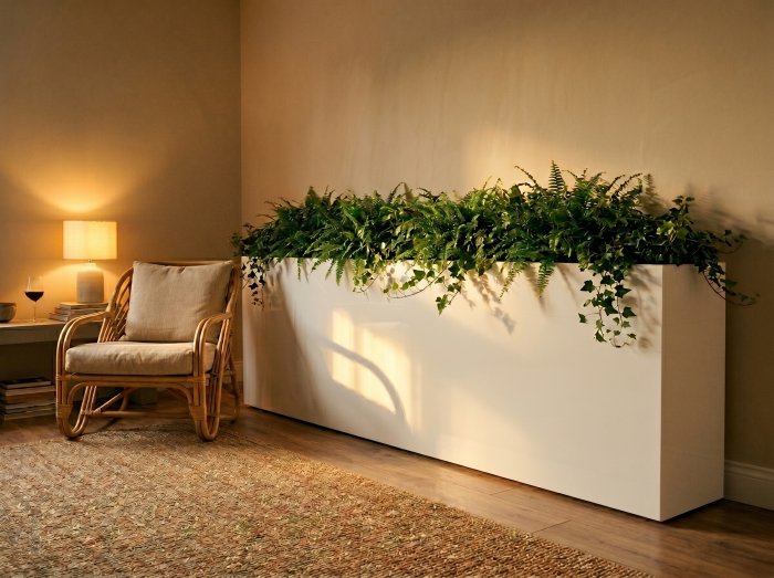 Hudson Extra Long Rectangular Planter