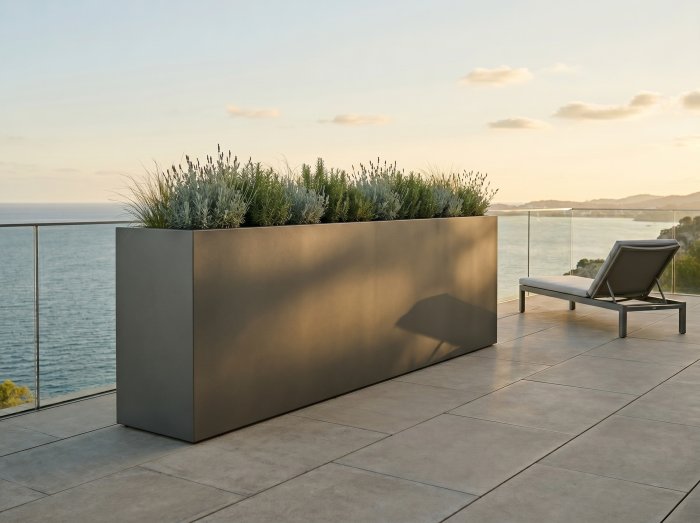 Hudson Extra Long Rectangular Planter